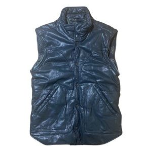 Vintage 90’s 80’s Diesel Sheep Leather Paisley Vest Jacket